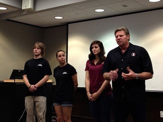 Mark Rodin and Student Producers at Seminole Productions Public Relations